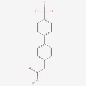 4-[4-(Trifluoromethyl)phenyl]phenylacetic acid